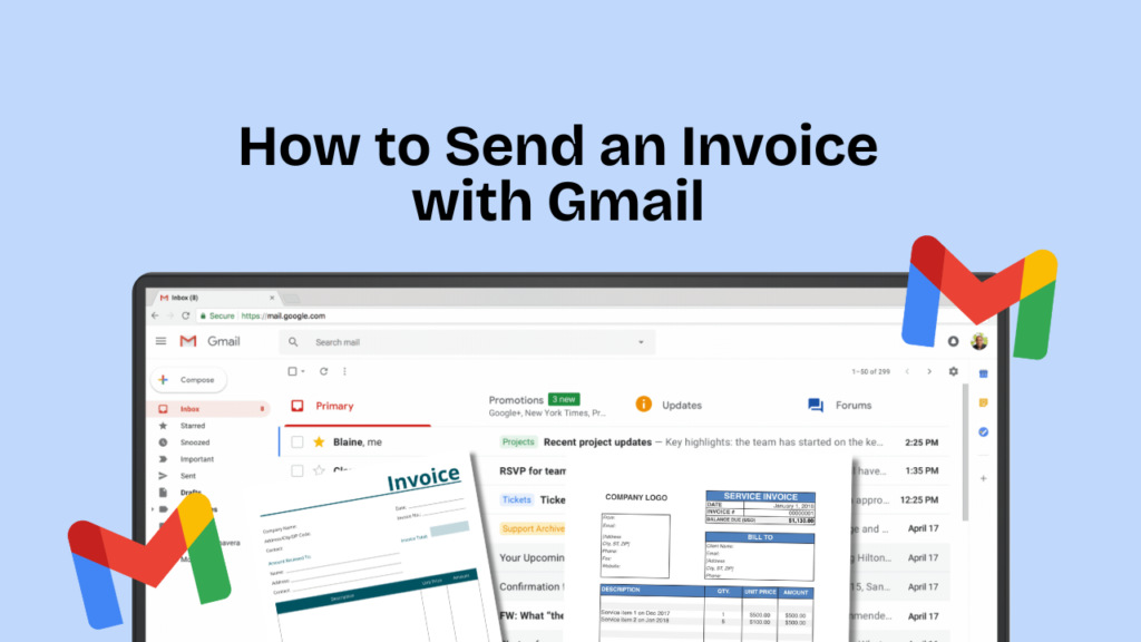 How to Send an Invoice with Gmail