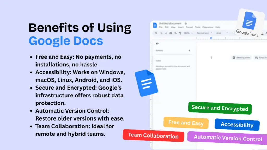 Benefits of Using Google Docs